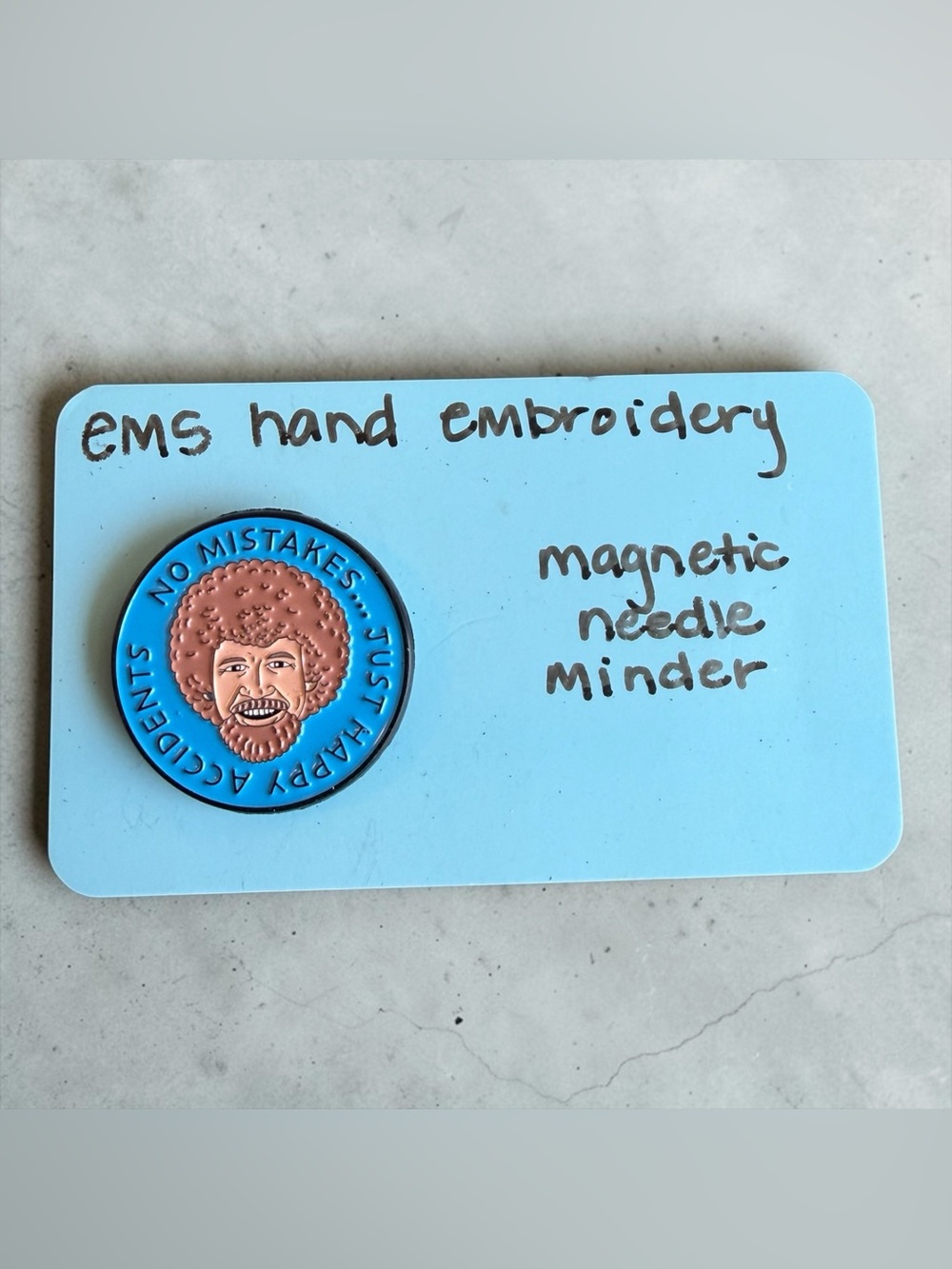 Bob Ross Magnetic Needle Minder